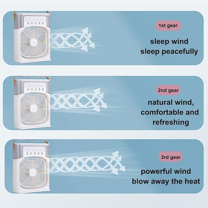 Cooling Fan With Ice Cooling Fan Dunes Decor 