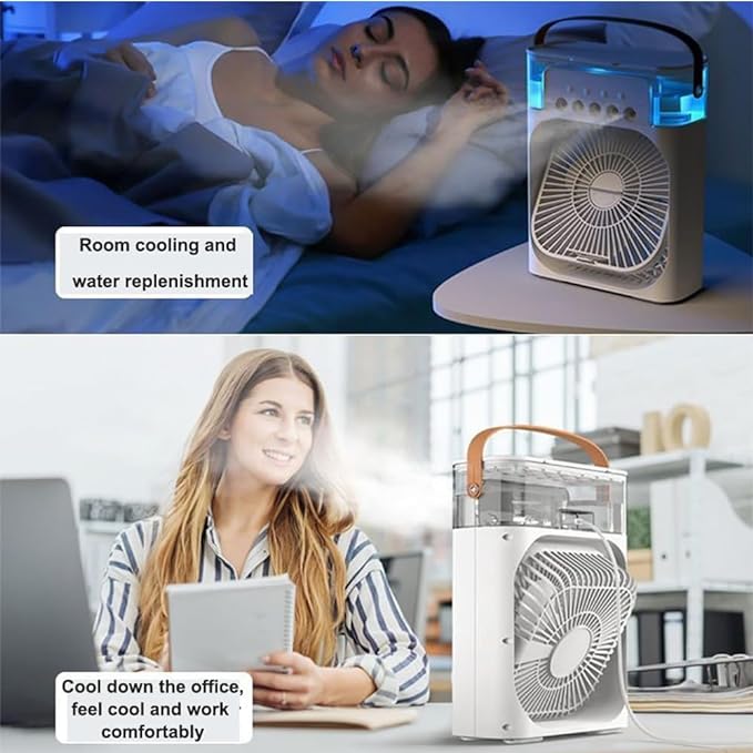 Cooling Fan With Ice Cooling Fan Dunes Decor 
